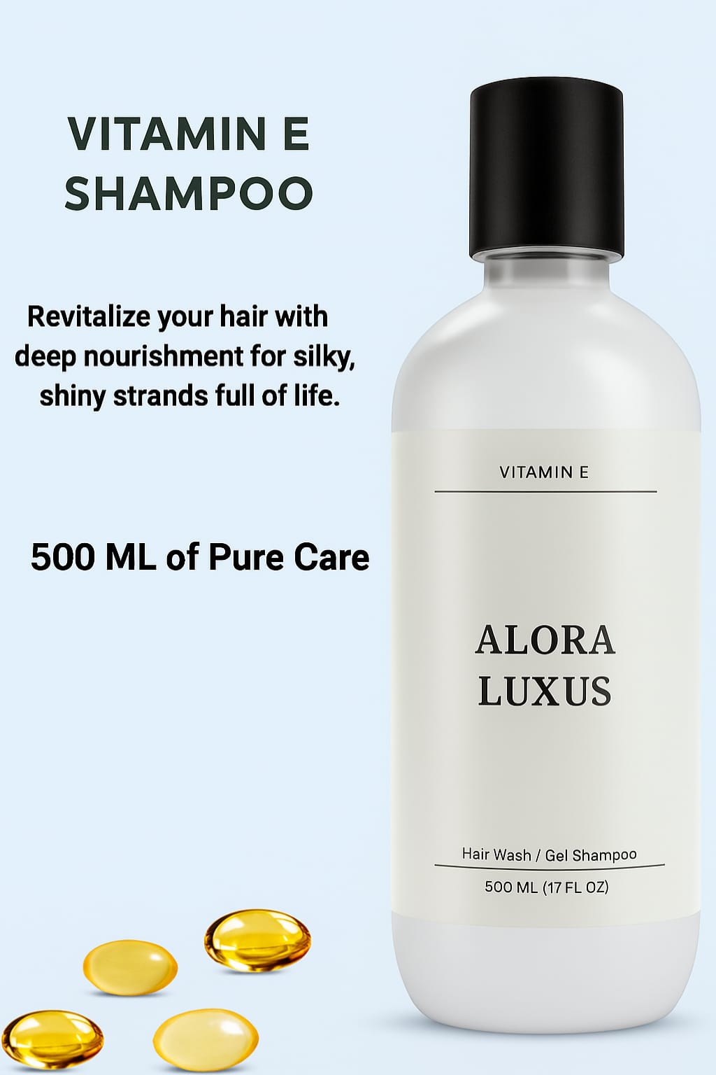 Vitamin E Shampoo 500 ML